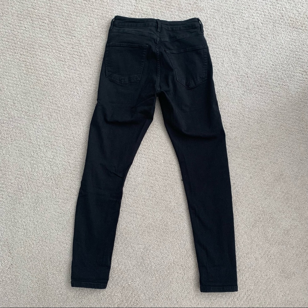 Topshop Jamie Knee Rip Jeans - Picture 2 of 7